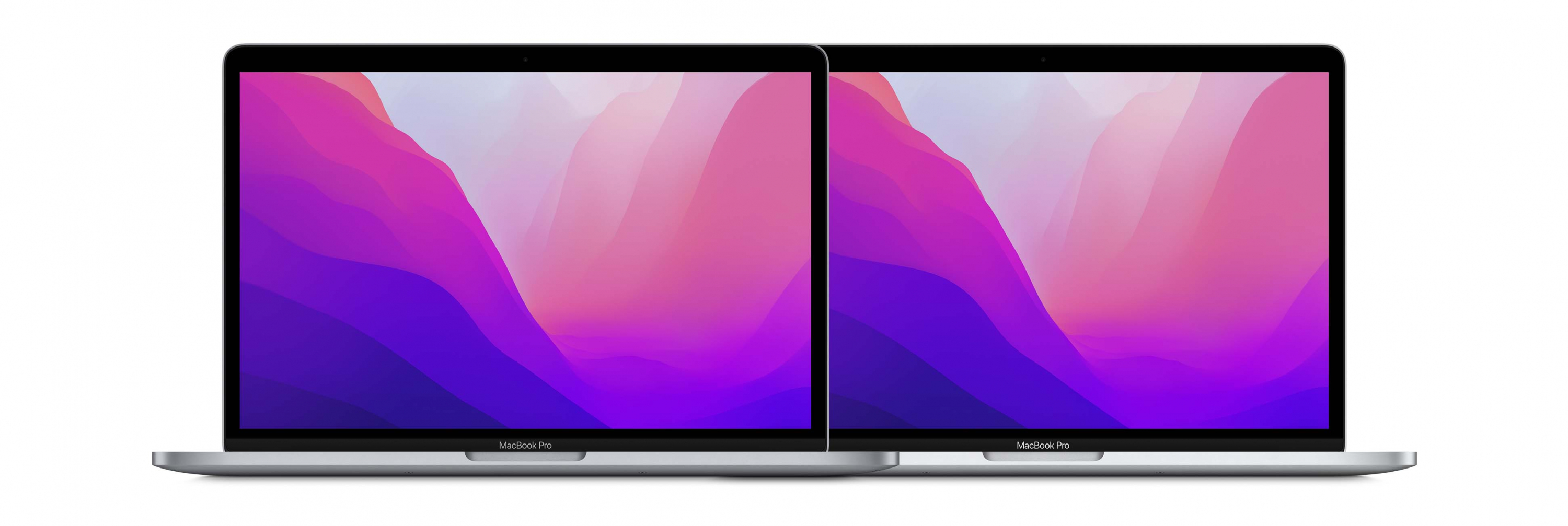 Bild på MacBook Air i färgerna rymdgrå, silver och roséguld