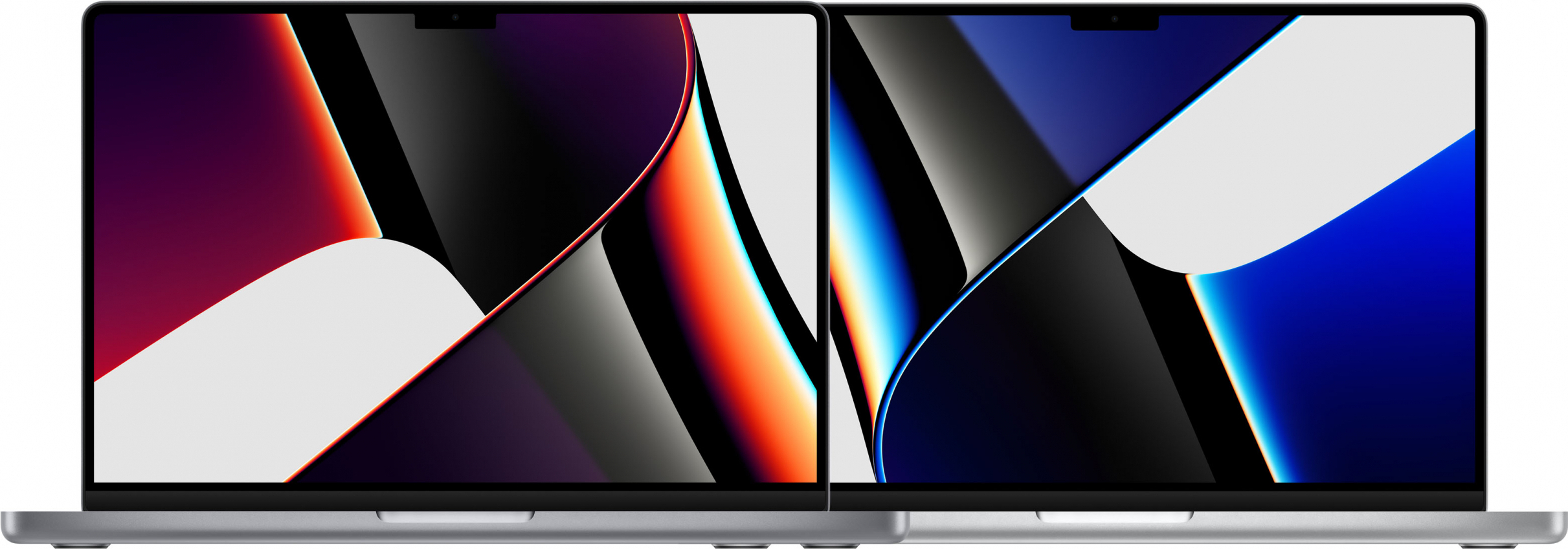 Är MacBook Pro (14-tum) för er? Bild på MacBook Pro (14-tum) i färgerna rymdgrå och silver