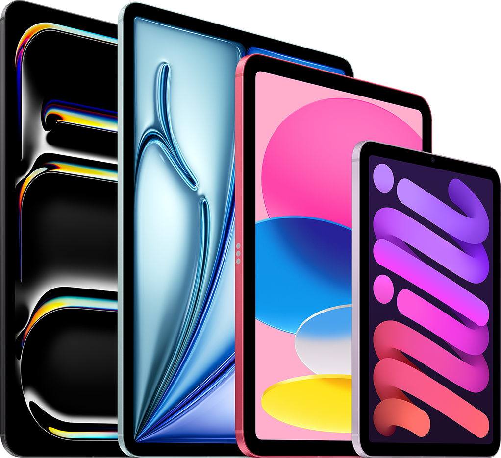 Leasa iPad Flera iPad modeller