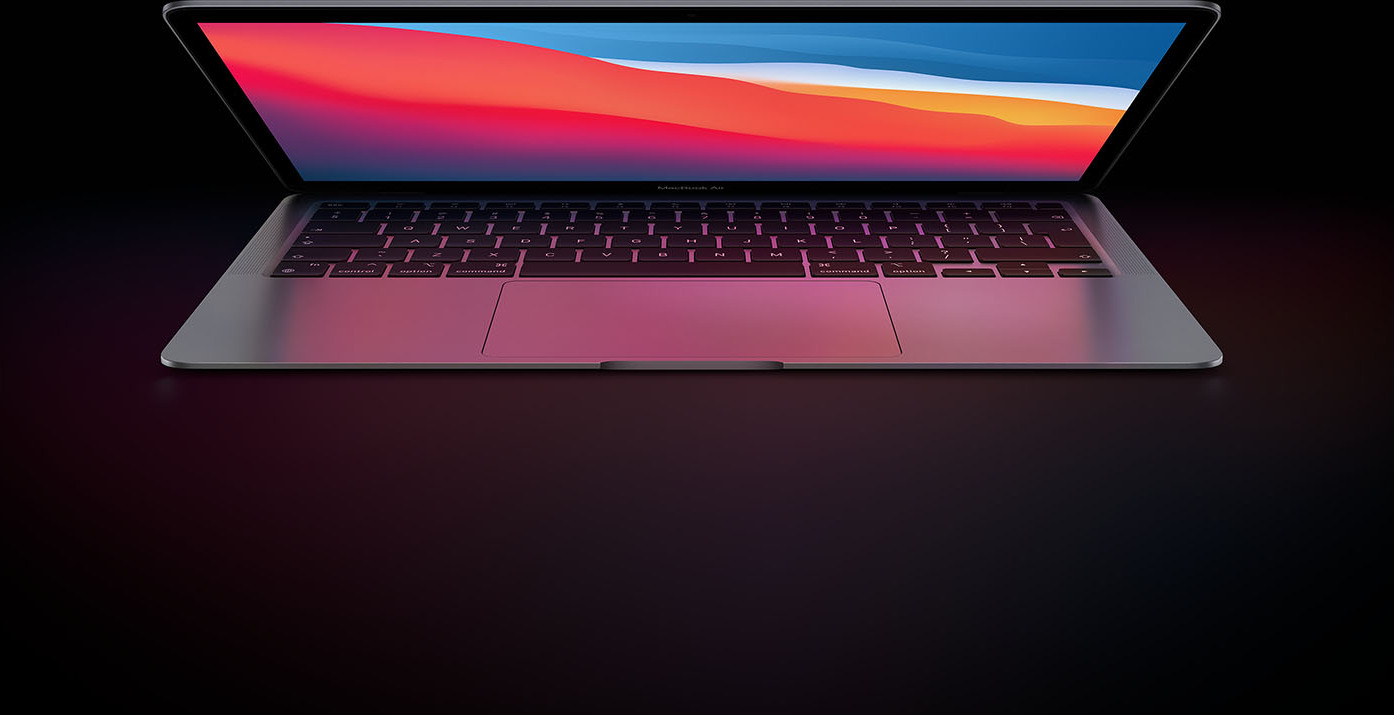 MacBook Air Bild på MacBook Air som öppnas