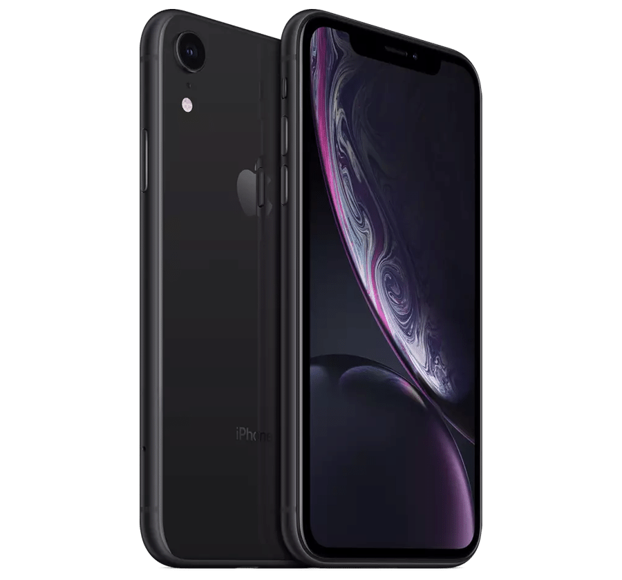 Byta skärm på iPhone XR Bild på två iPhone XR