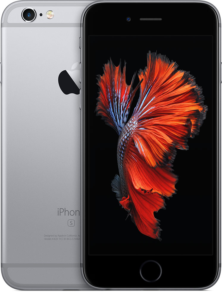 Vi byter skärm på iPhone 6, 6 Plus, 6S och 6S Plus Bild på två iPhone 6S