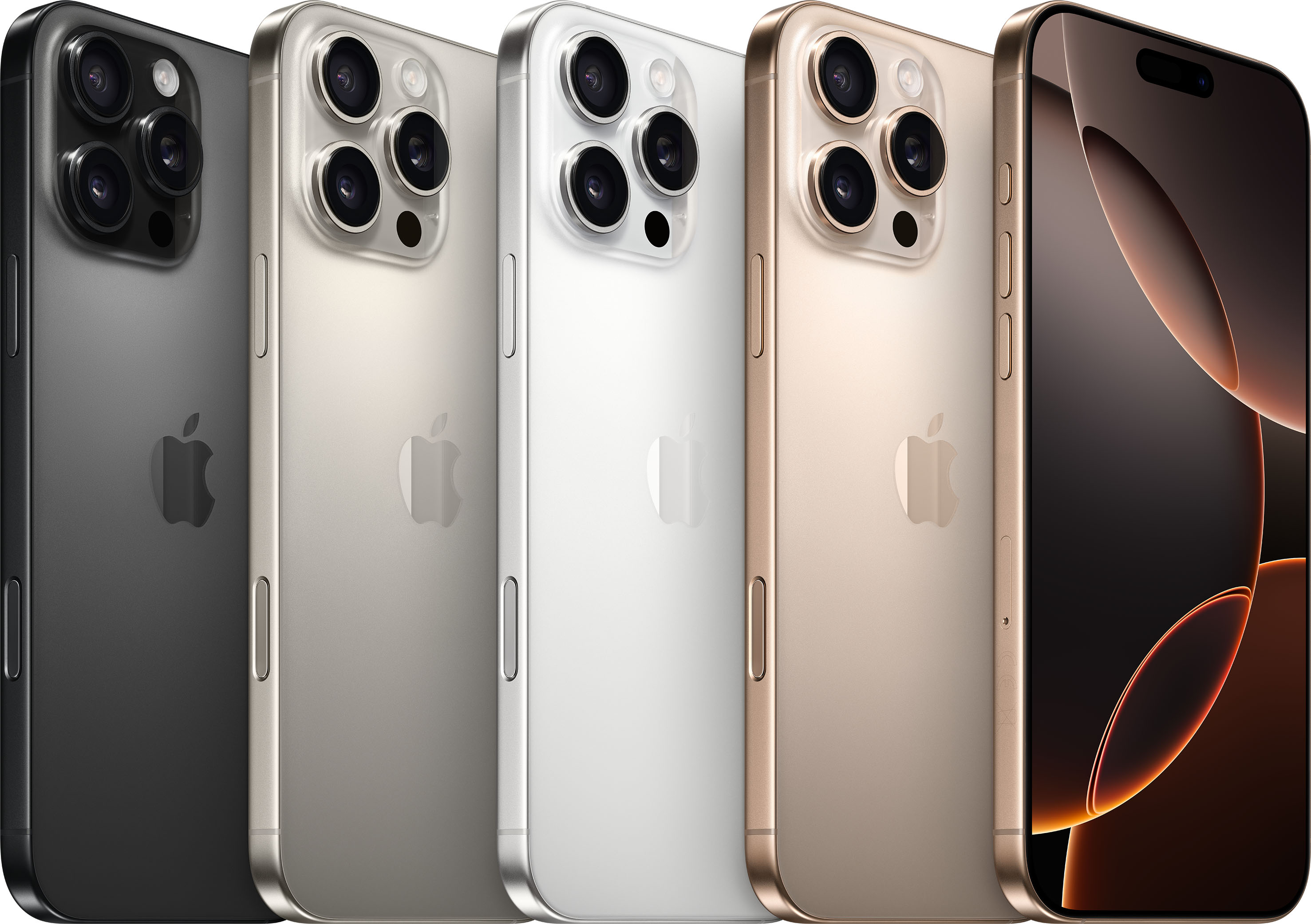 iPhone 16 Pro och iPhone 16 Pro Max. Osannolikt kraftfull. Flera iPhone 16 Pro Max